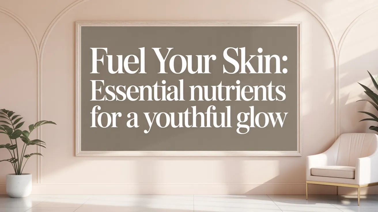 Fuel Your Skin: Essential Nutrients for a Youthful Glow