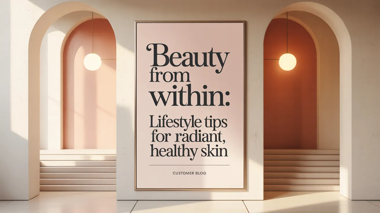 Beauty From Within: Lifestyle Tips for Radiant, Healthy Skin