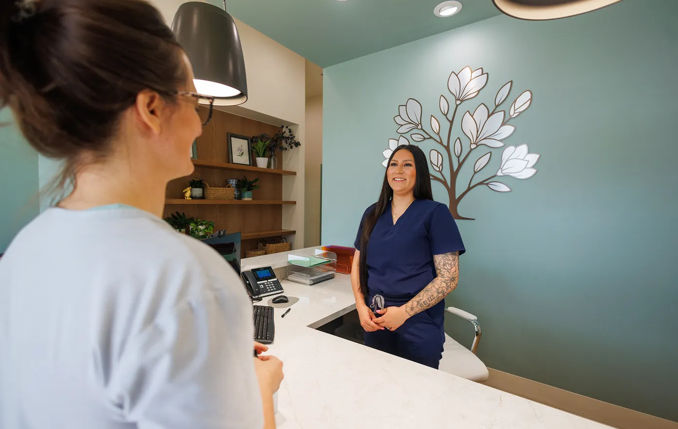Front desk at Magnolia Dental Center
