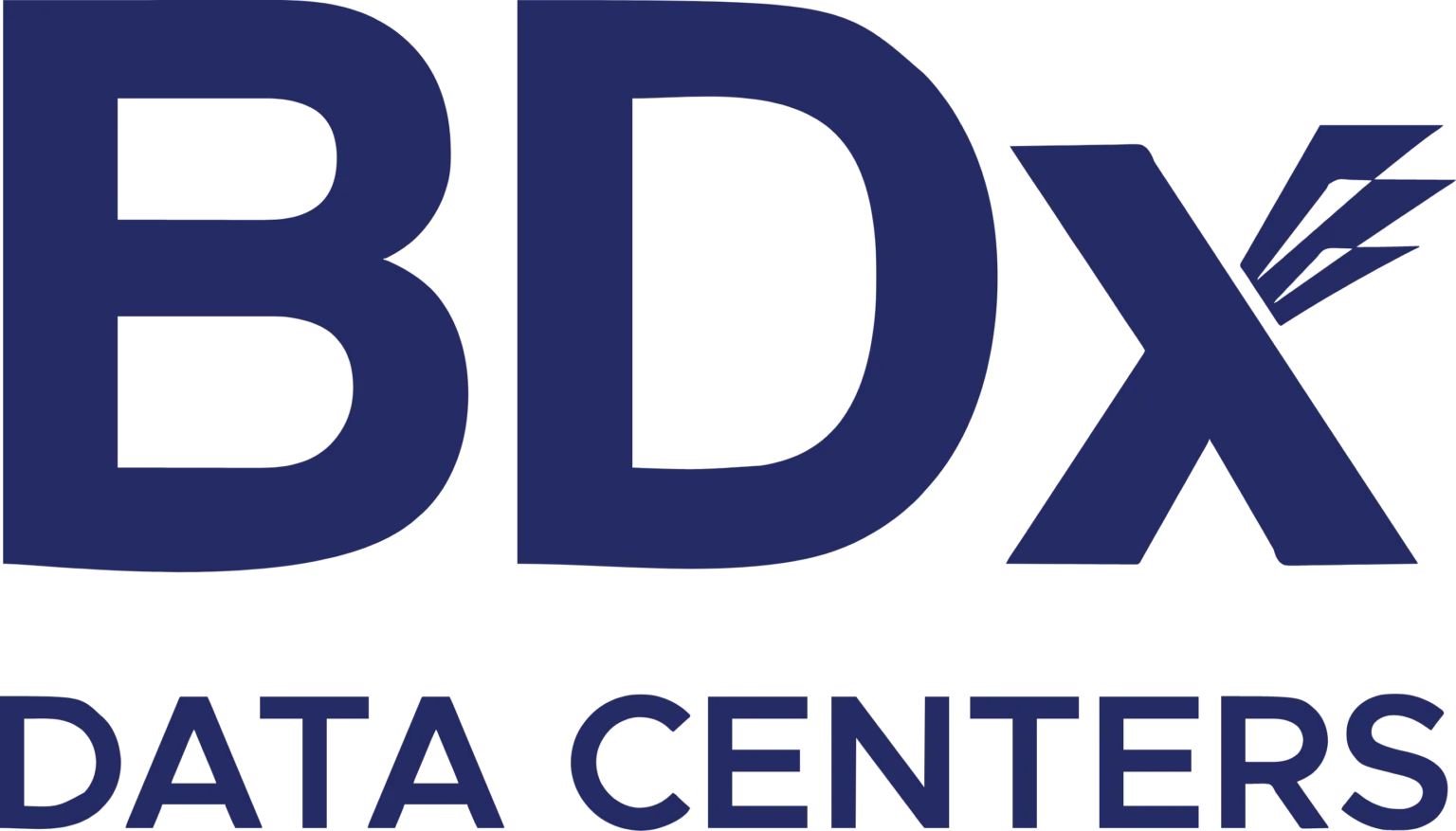 BDx Data Centers logo with a stylized X and text below.