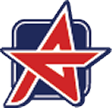 Adams Central Red and blue stylized star logo with an 'A' integrated in the design.