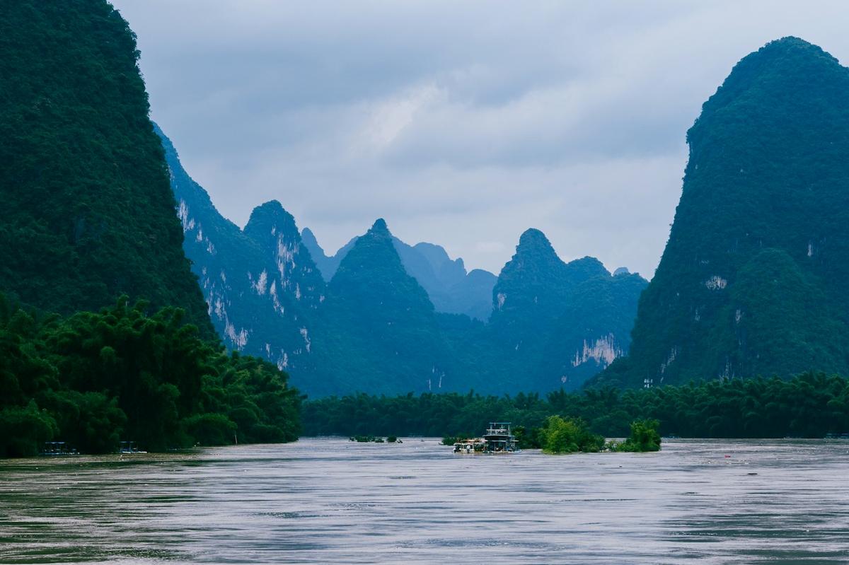 The Li River near Yangshuo, Guilin