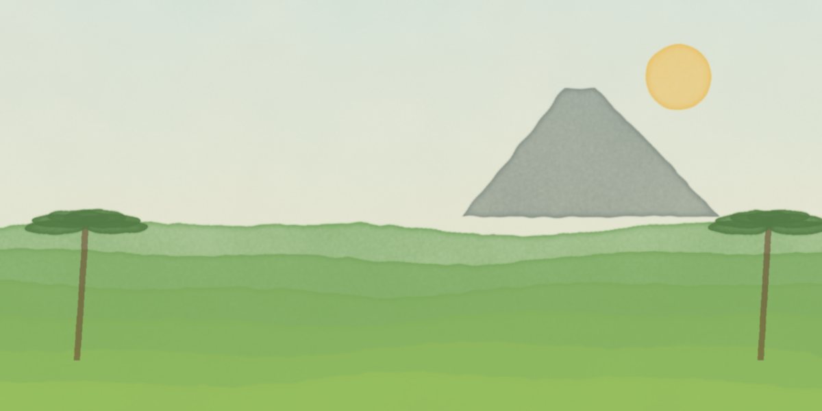 Illustrated World Explorer scene of Indonesia