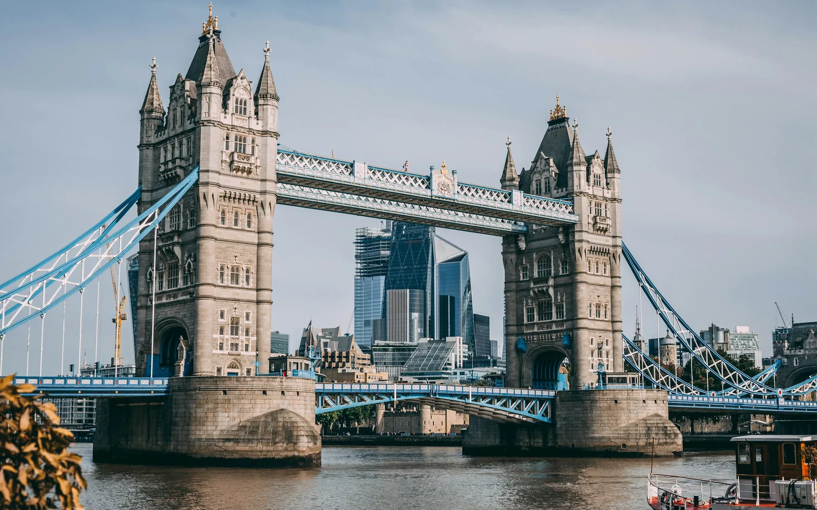 Tower Bridge over the River Thames in London