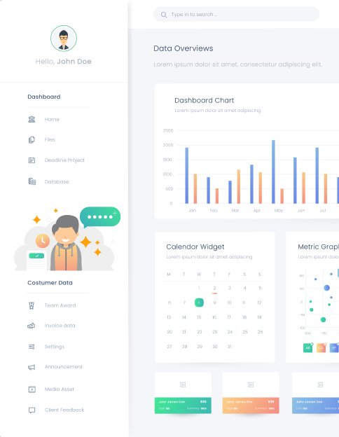 Event ticketing software admin panel