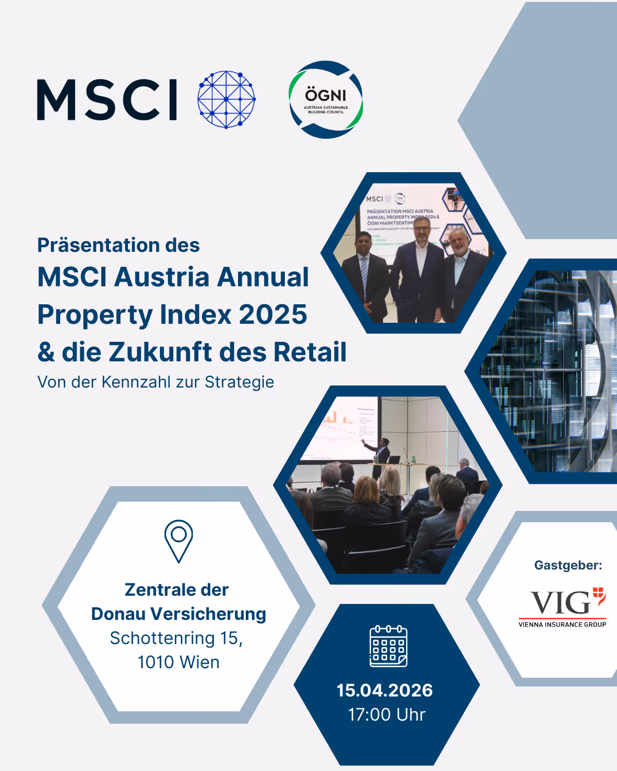 Jetzt anmelden! MSCI Austria Annual Property Index 2025 & die Zukunft des Retail