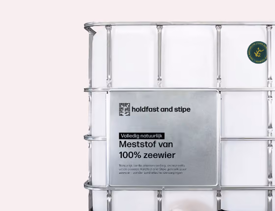 IBC met een label van Holdfast and Stipe.