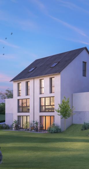 Neubau-DHH in sonniger ruhiger Ortslage – modernes Wohnen mit Blick, Heimsheim