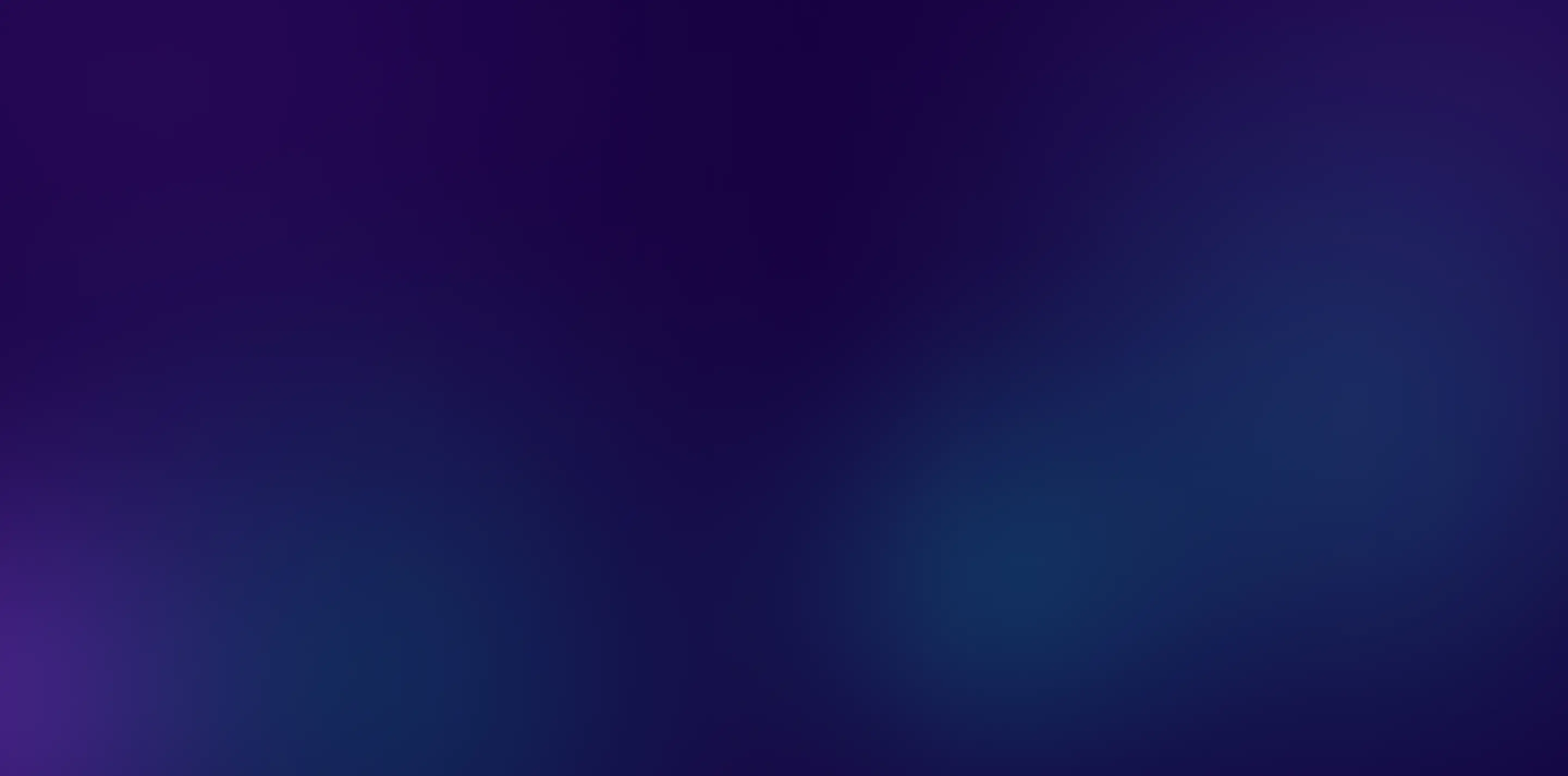 Abstract gradient background with dark blue and purple blurry shapes.