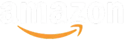 Amazon logo with an orange arrow shaped like a smile pointing from A to Z.