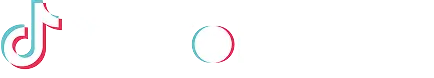 TikTok logo with stylized music note next to text reading 'TikTok'.