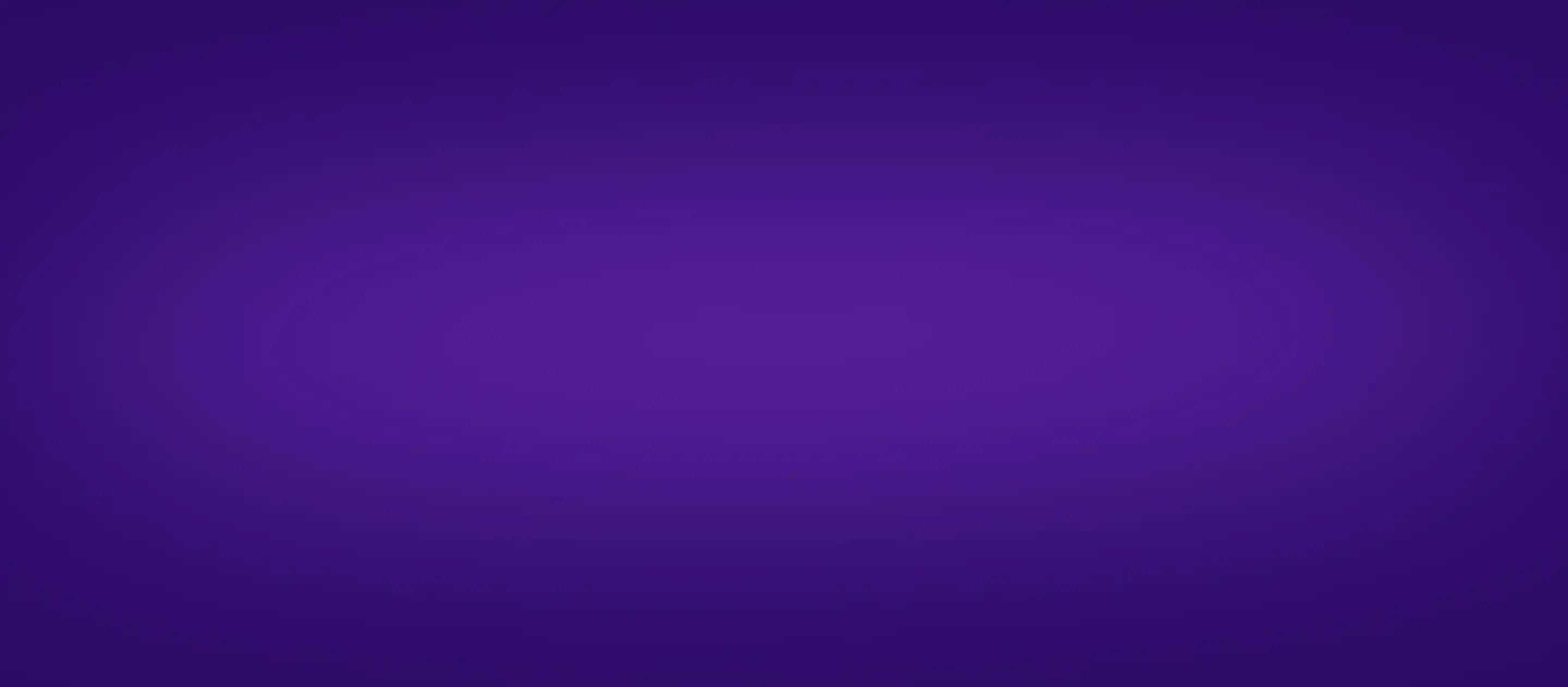Smooth gradient background transitioning from dark violet at edges to a lighter purple at the center.