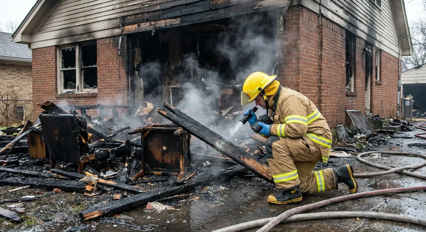 House Fire Investigation: A Guide to Scene Preservation, Evidence Collection, and Cause Classification