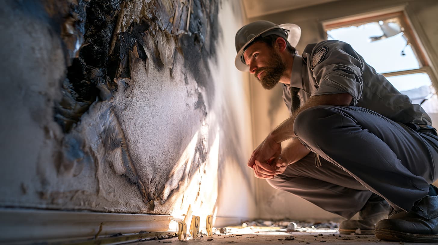 How Do Fire Investigators Identify the Area of Origin?