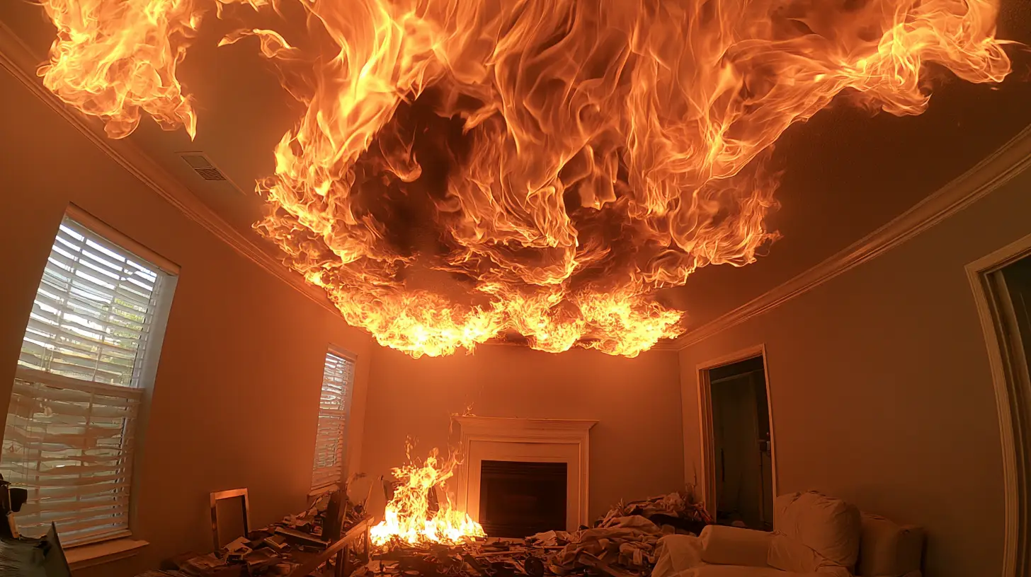 Rollover Fire: What It Is and How it Differs from a Flashover or Backdraft
