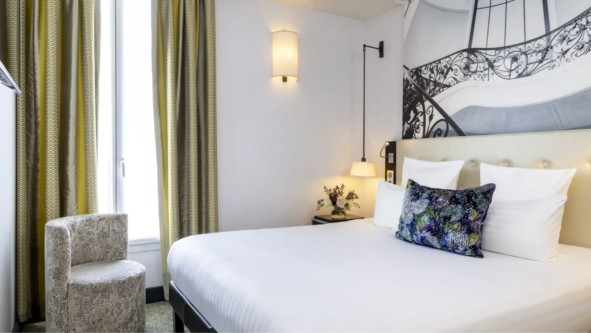 Intérieur d'une chambre d'hôtel