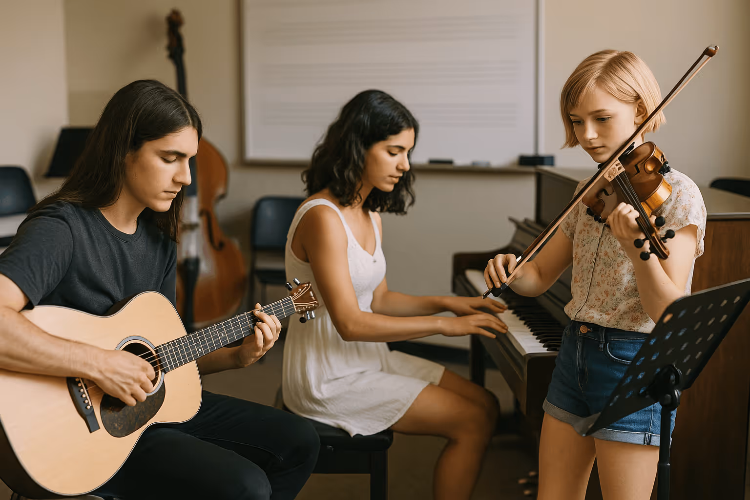 Trio Practice Session