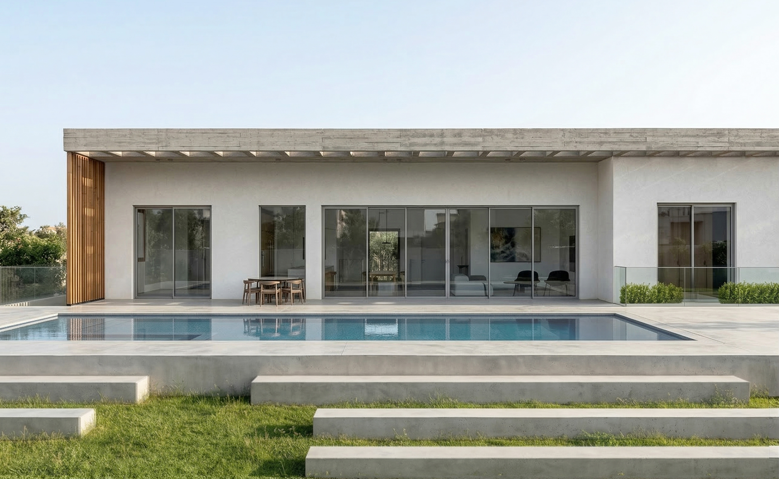 The Concrete Frame House