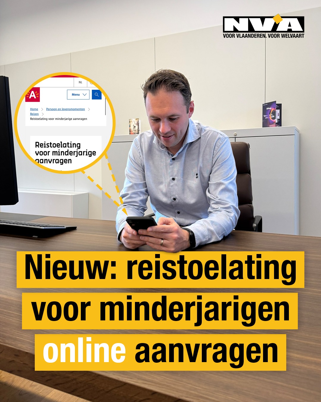 Minder papierwerk en minder verplaatsingen: reistoelatingen voor kinderen kunnen nu ook online