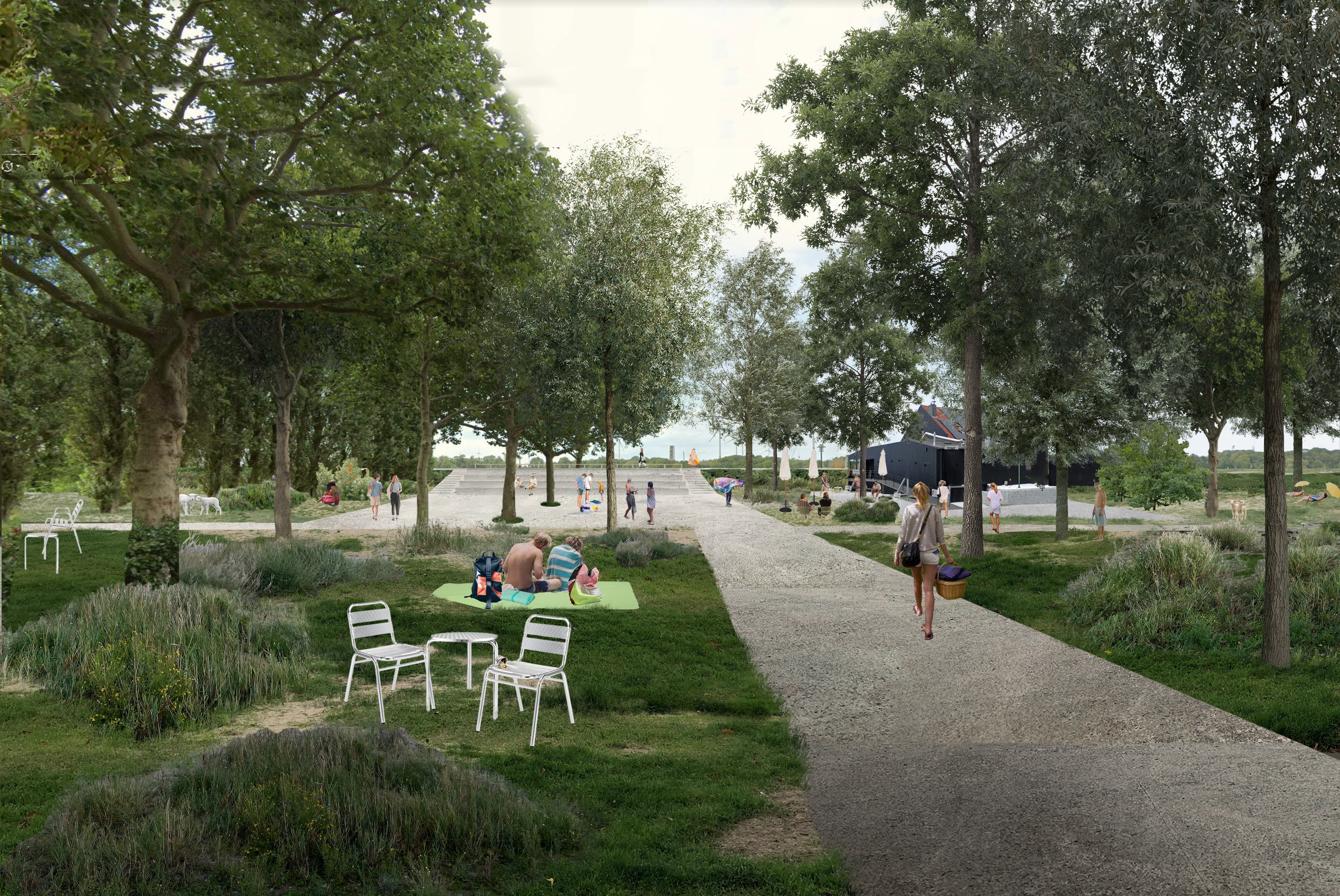 Scheldeboorden op Linkeroever worden omgevormd tot park van zes kilometer lang