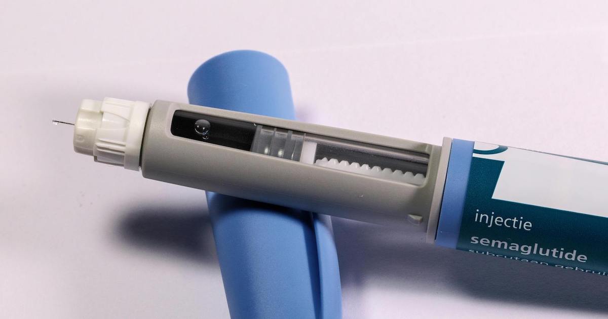 GLP-1 style injector.