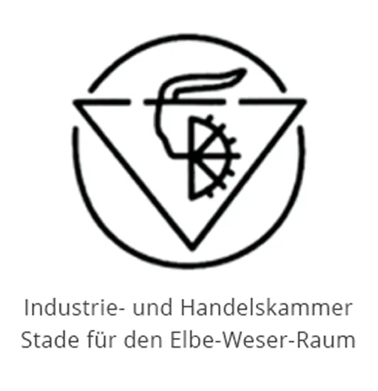 Logo Industrie- und Handelskammer Stade für den Elbe Weser Raum