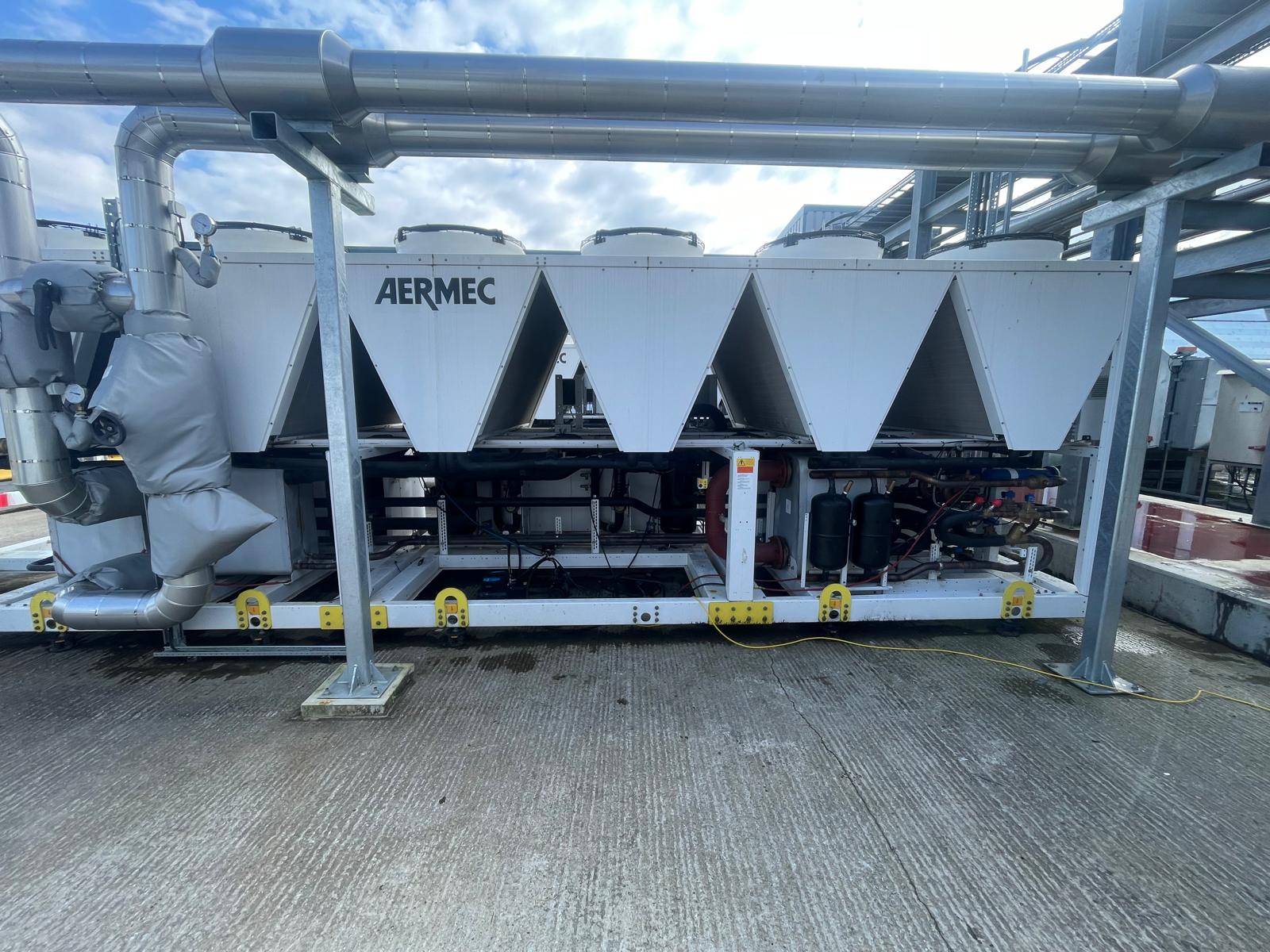 Chillers of HVAC system