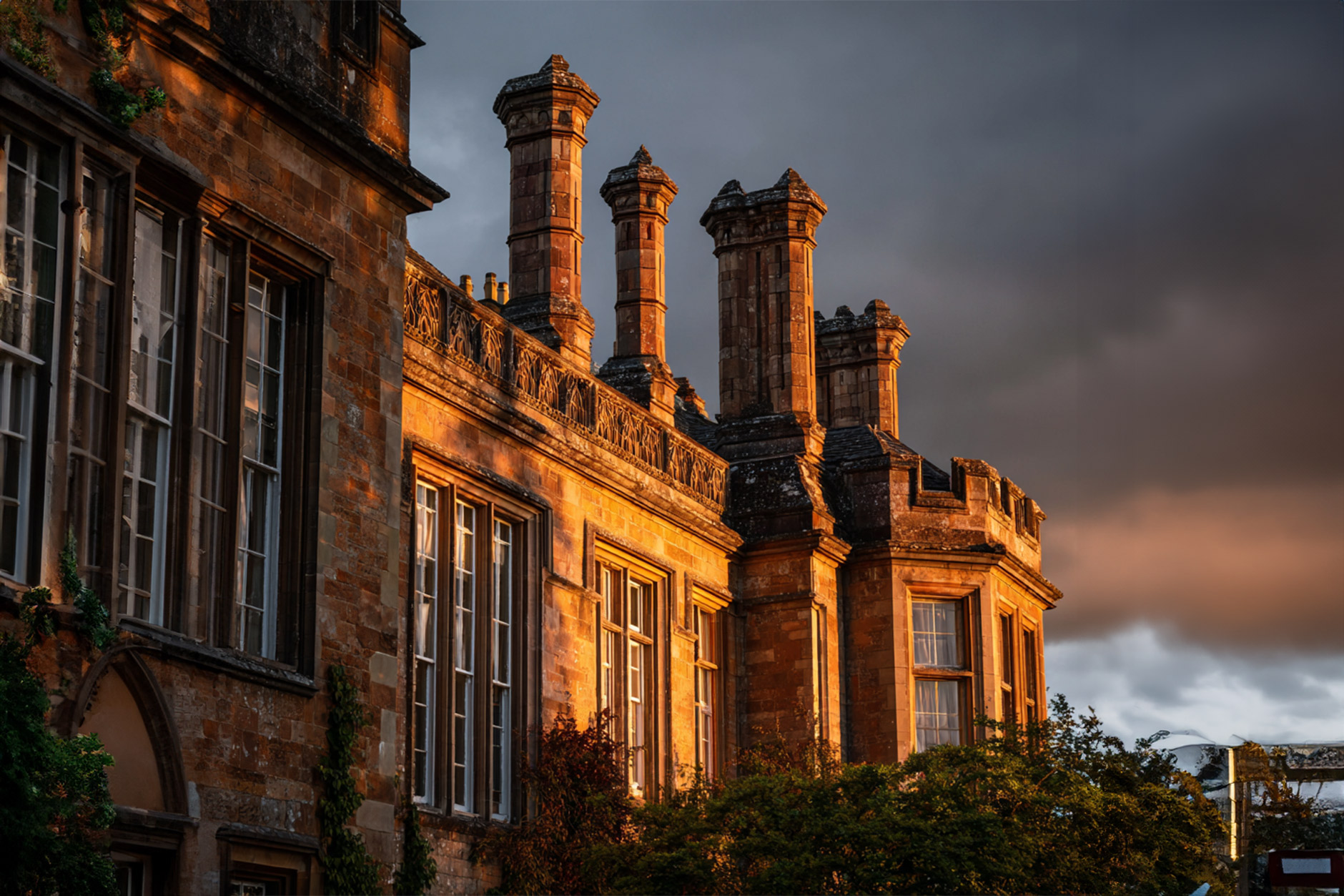 Country Home Golden hour time of day