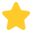 a yellow star on a black background