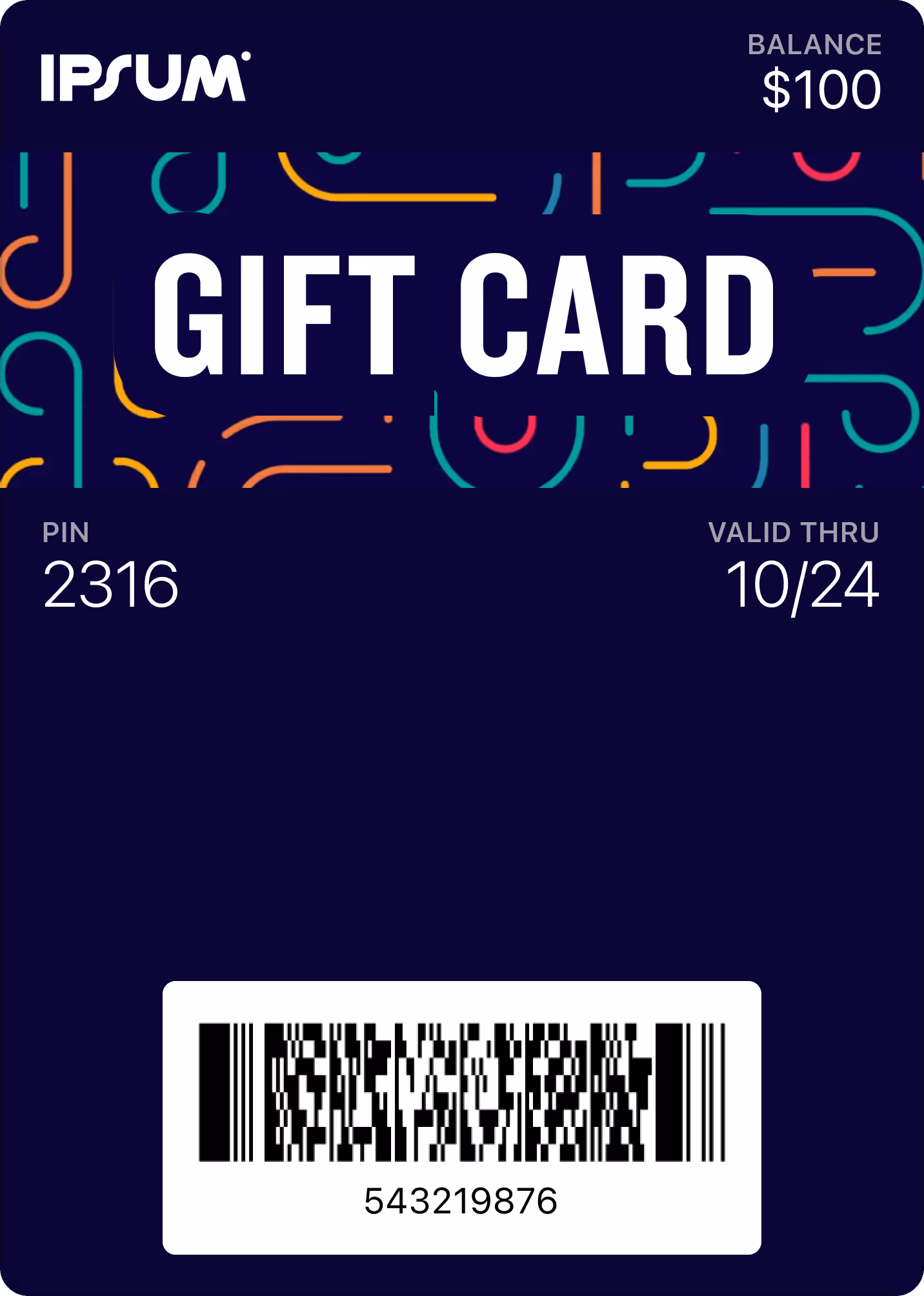 badge mobile wallet gift card
