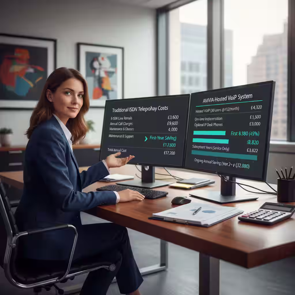 cost benefit VoIP - voice over ip business systems