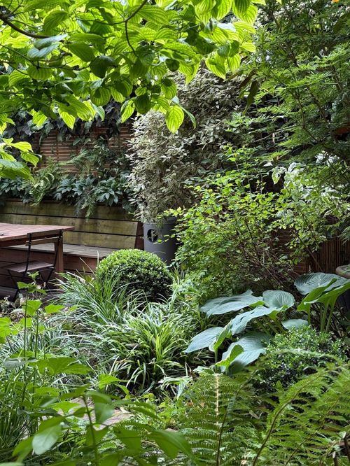 Camaïeux de verts à Porte Maillot