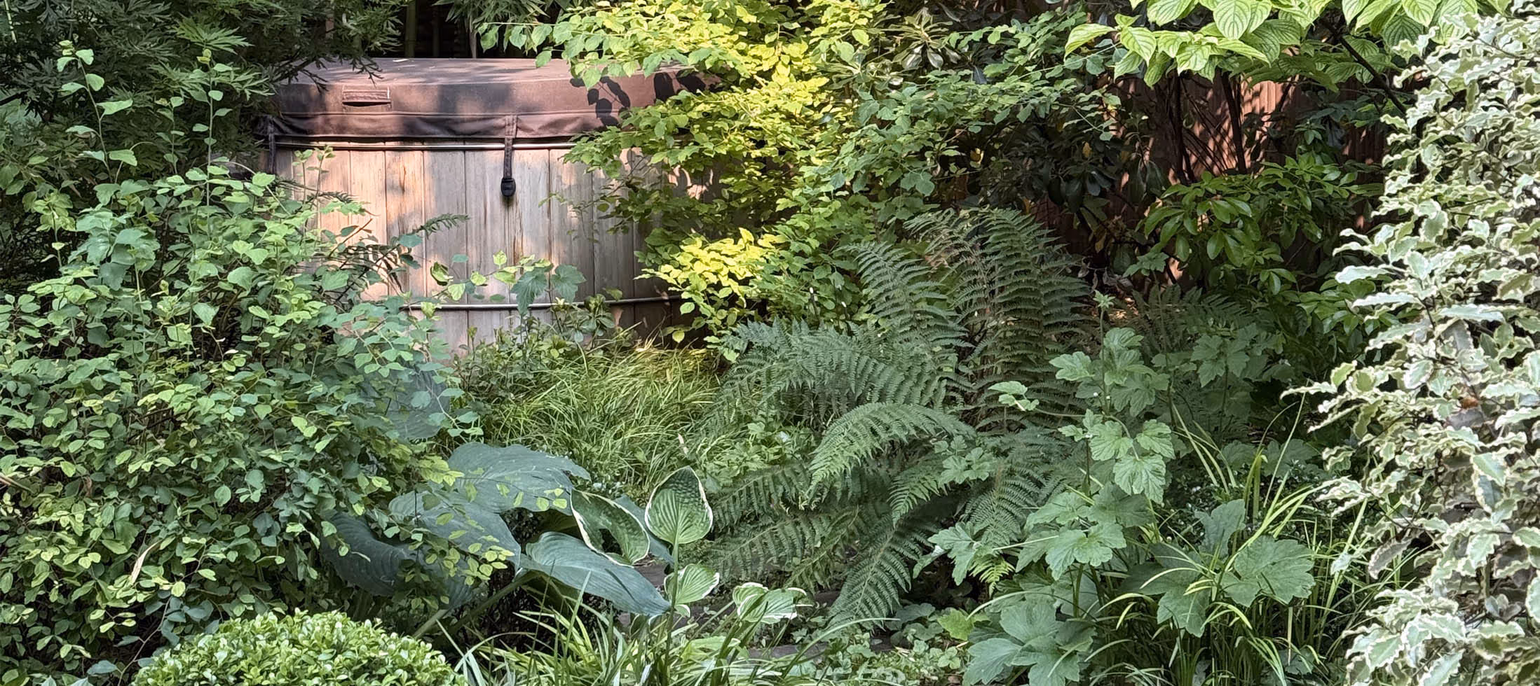 Camaïeux de verts à Porte Maillot