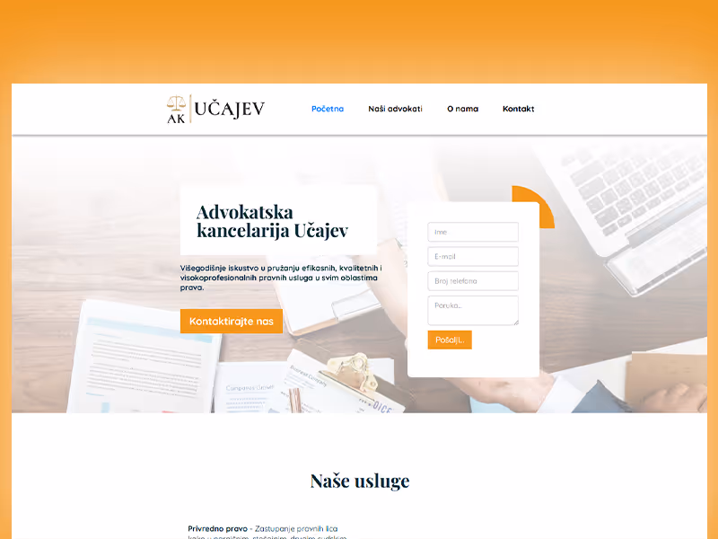 Website ucajev-office.rs