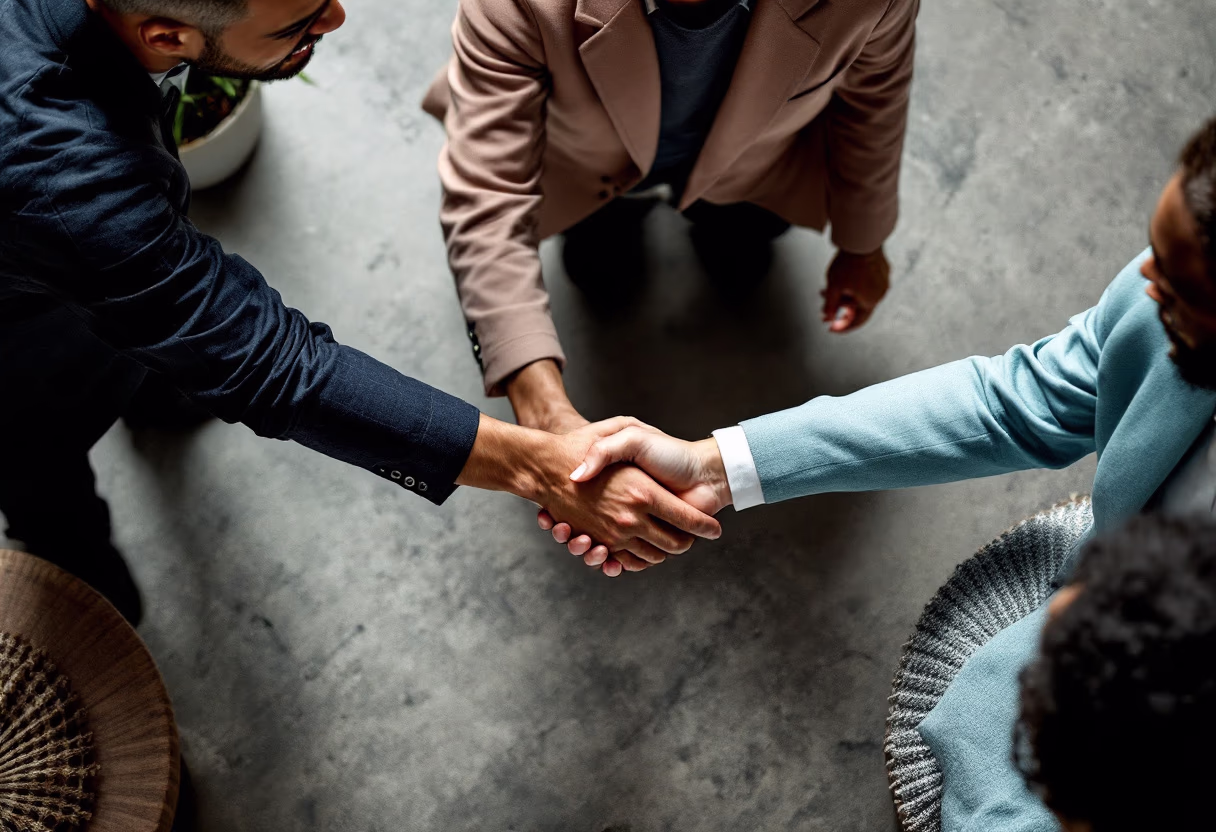 image of team discussion (for a hr tech)