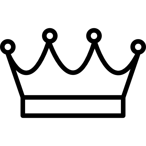 Hand crown icon