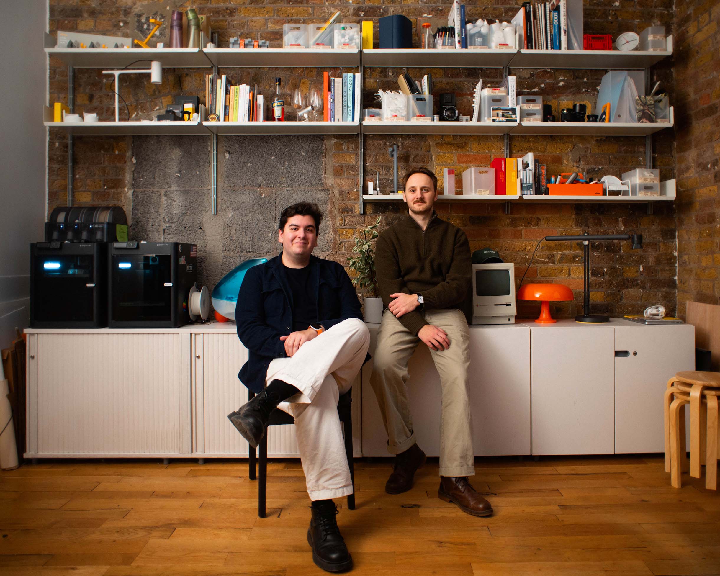 Default Office Founders Alex D'Souza & Joe Ground in their Office