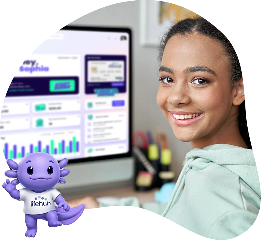 Life Hub Infiniti AI platform powering personalized learning for kids and families