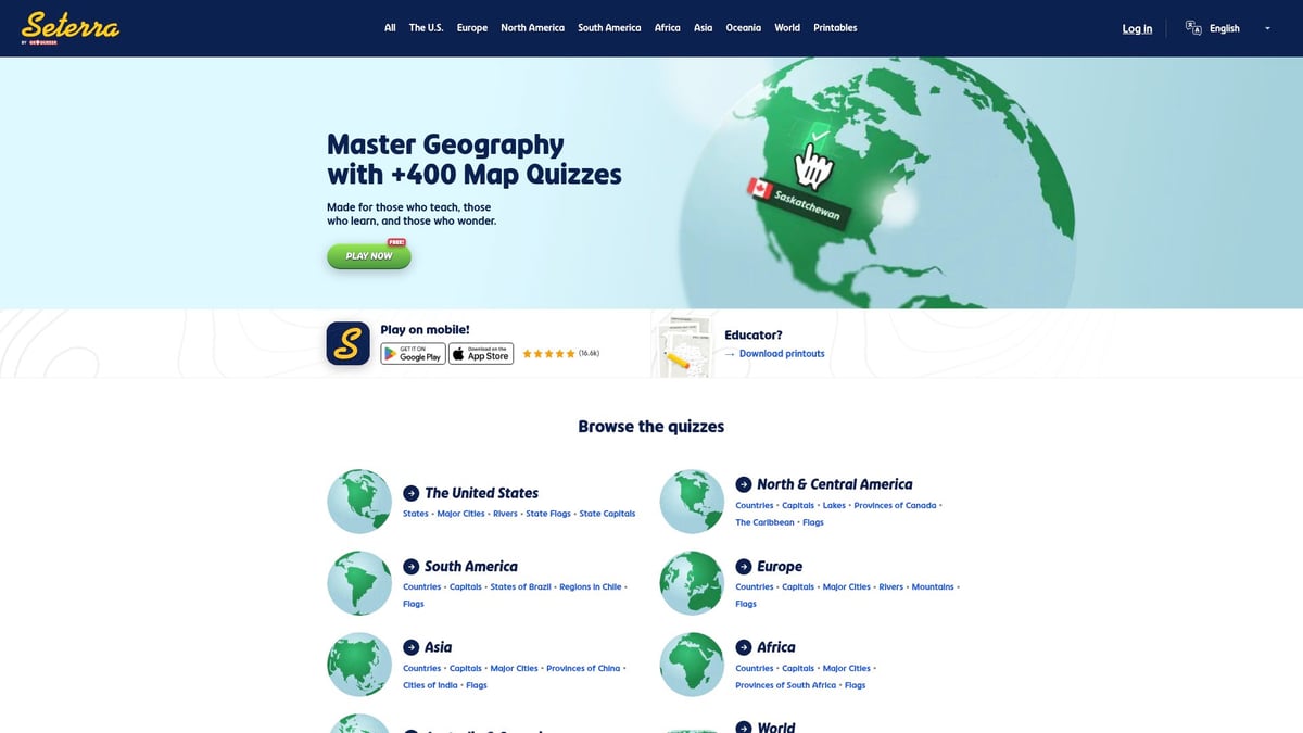 Top 8 Best Homeschool Apps for Engaged Learning in 2026 - Seterra Geography