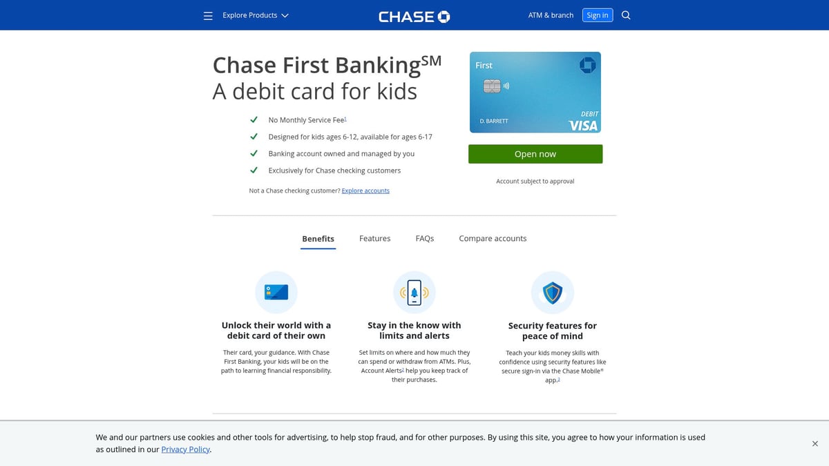 7 Smart Picks for the Best Debit Card for Kids in 2026 - Chase First Banking℠