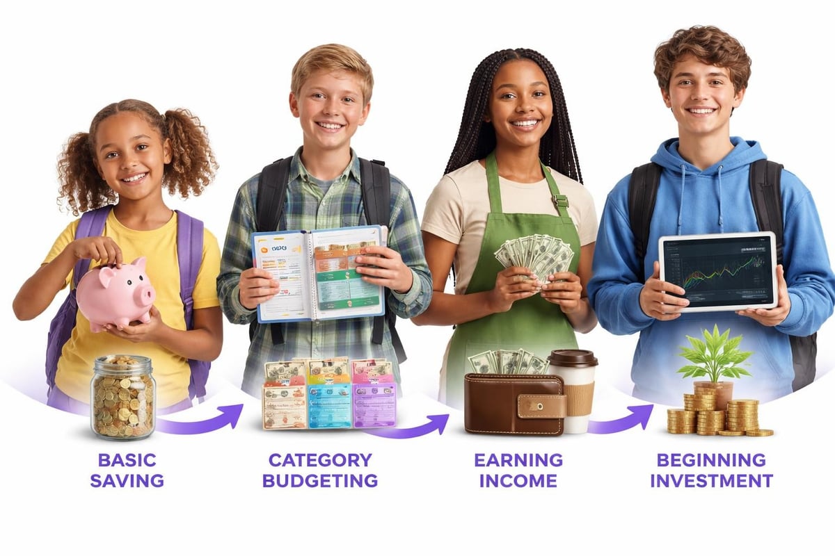 Money skills by age group