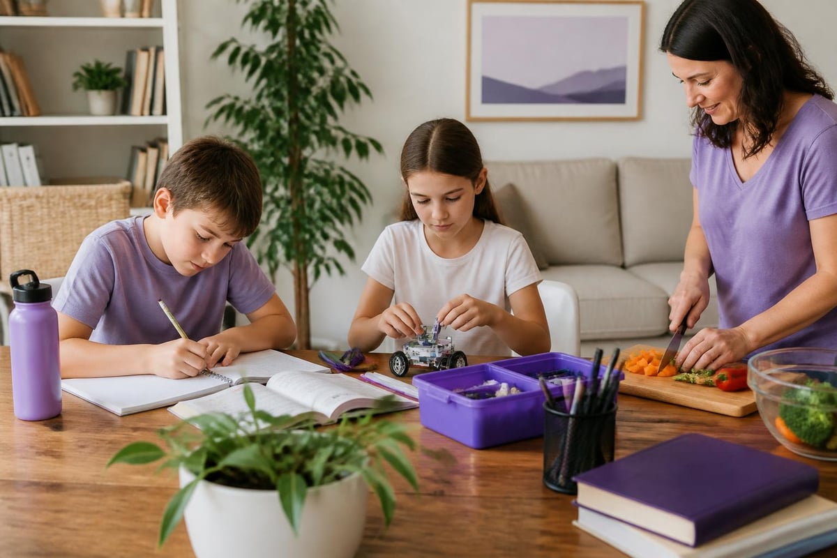 Homeschool daily schedule structure