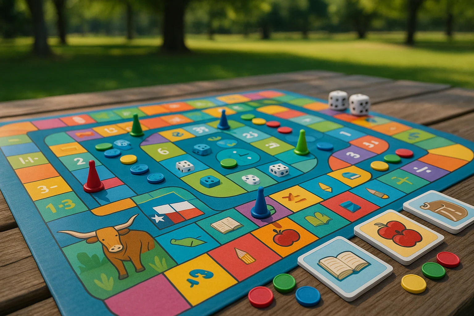 Innovative board game merges Texas themes with financial learning.