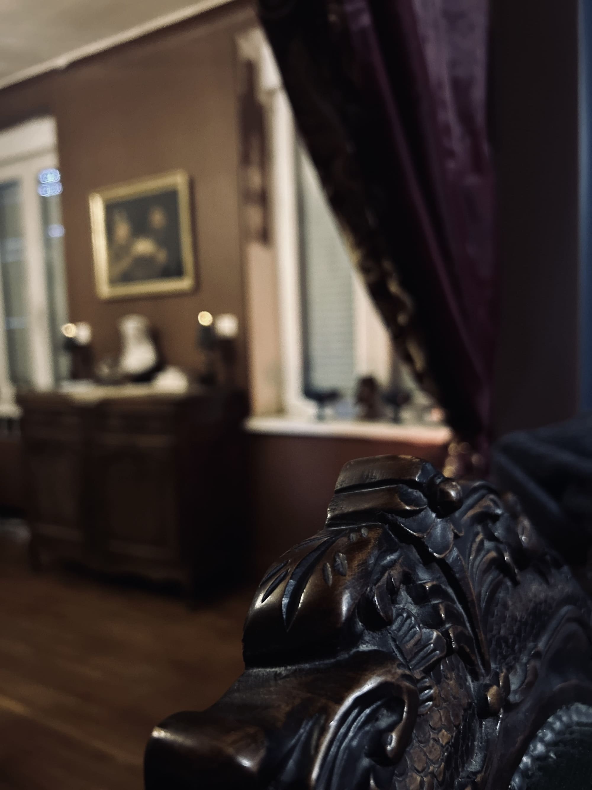 Un apperçu d'une pièce de séjour