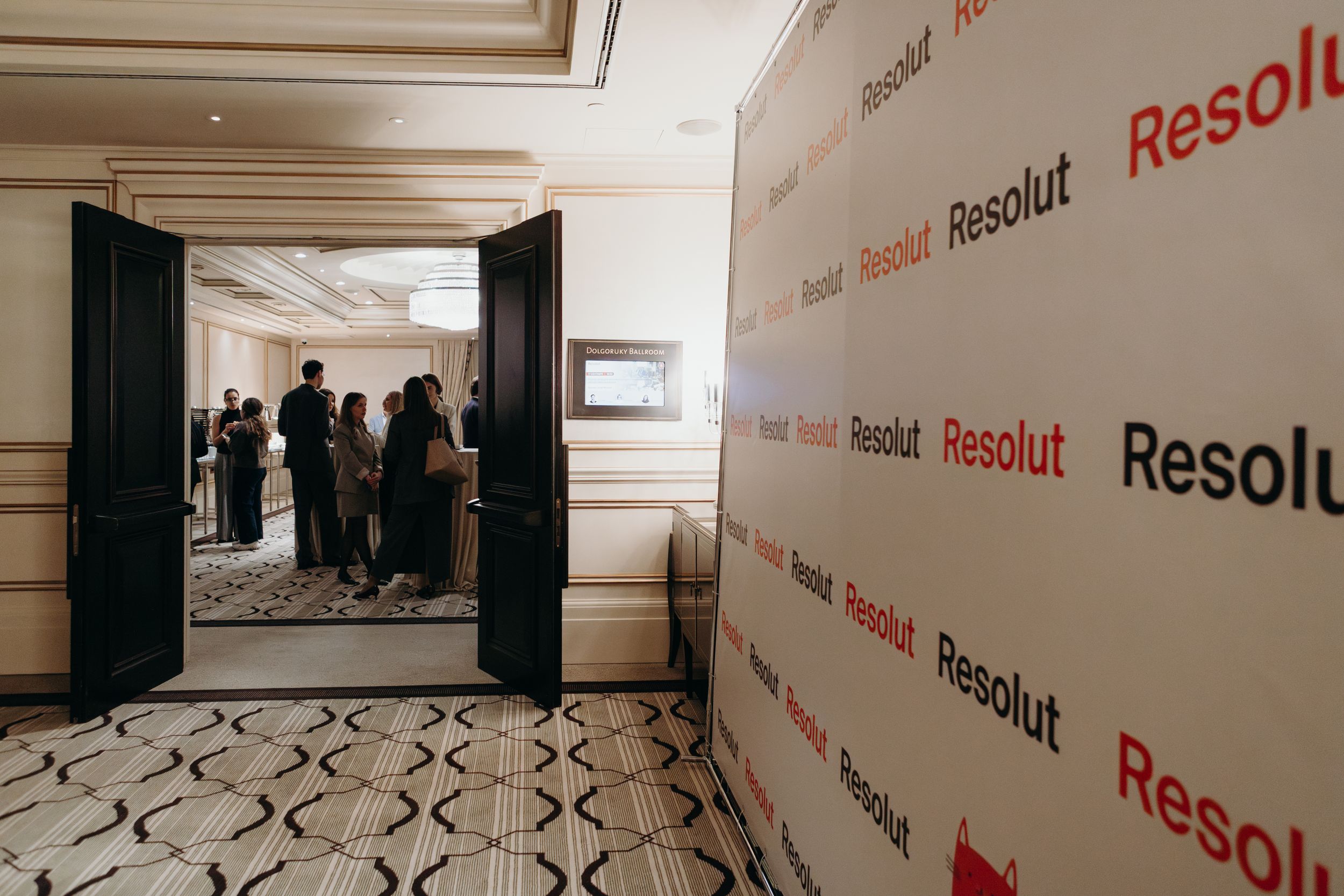 Resolut team at the Business Club, Four Seasons Hotel Moscow