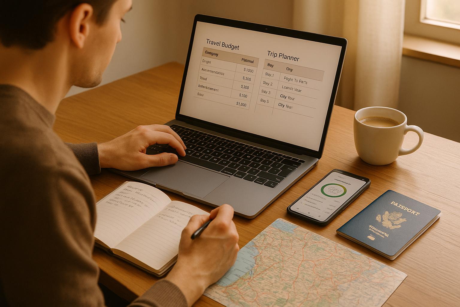 Planejador de Orçamento de Viagem