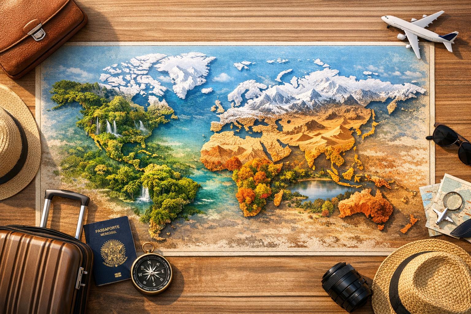 Guia Completo de Viagens por Zonas Climáticas