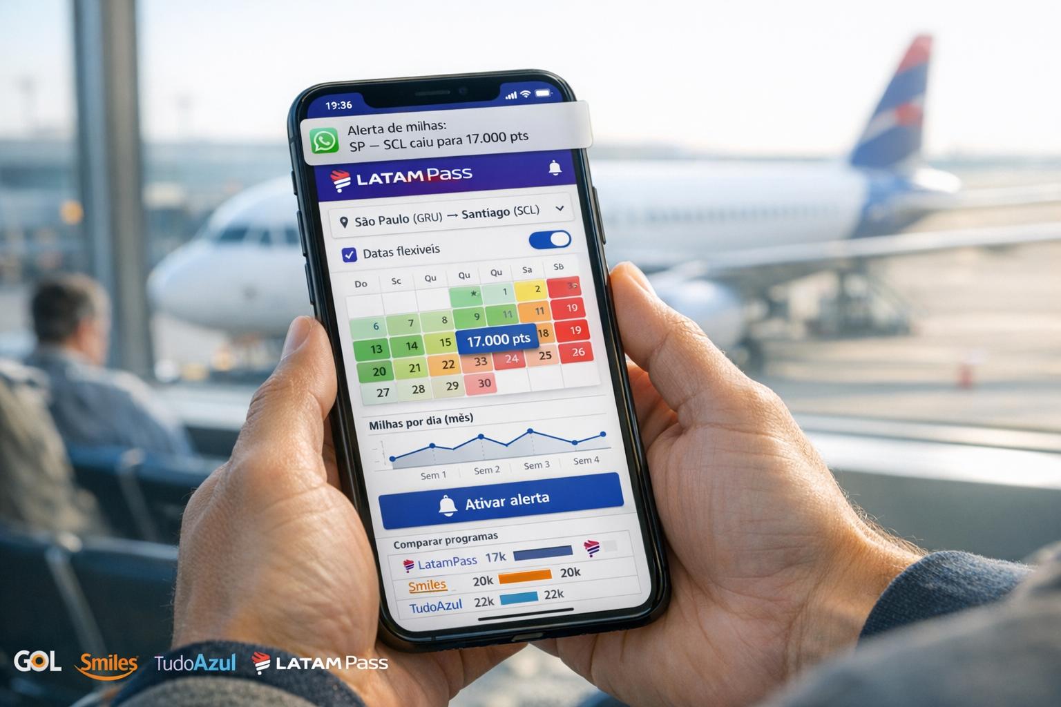 Como encontrar passagens LatamPass com datas flexíveis