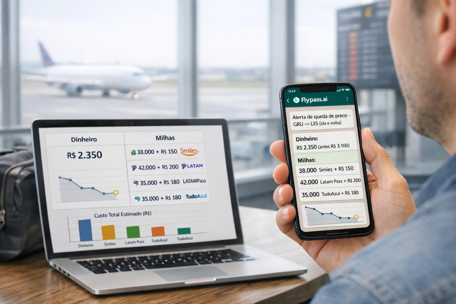 Flypass.ai vale a pena? Quando usar alertas automáticos de passagens