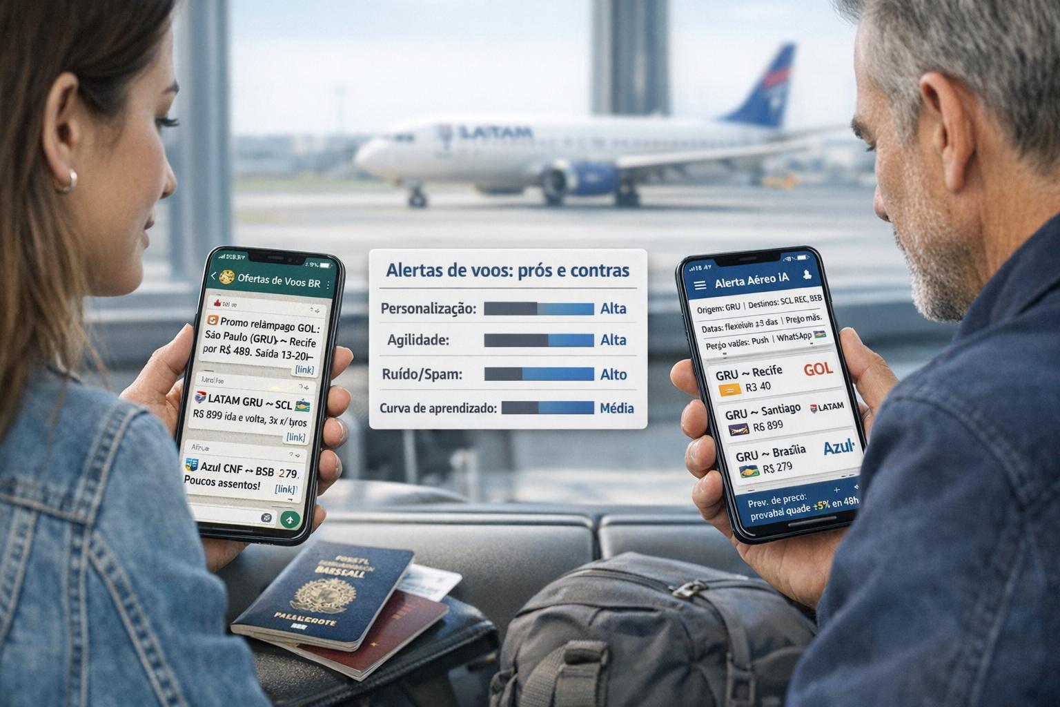 Grupos de alerta de voos funcionam? Veja prós e contras